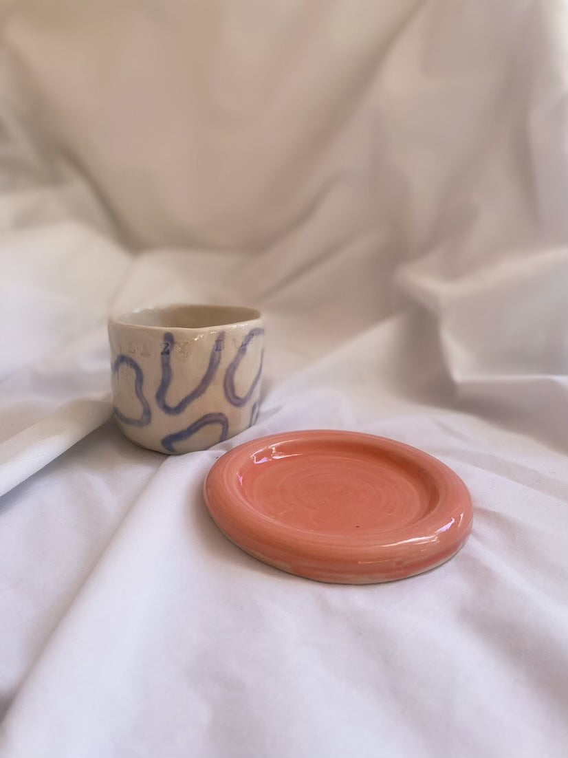 Kady Cup & Dish Set